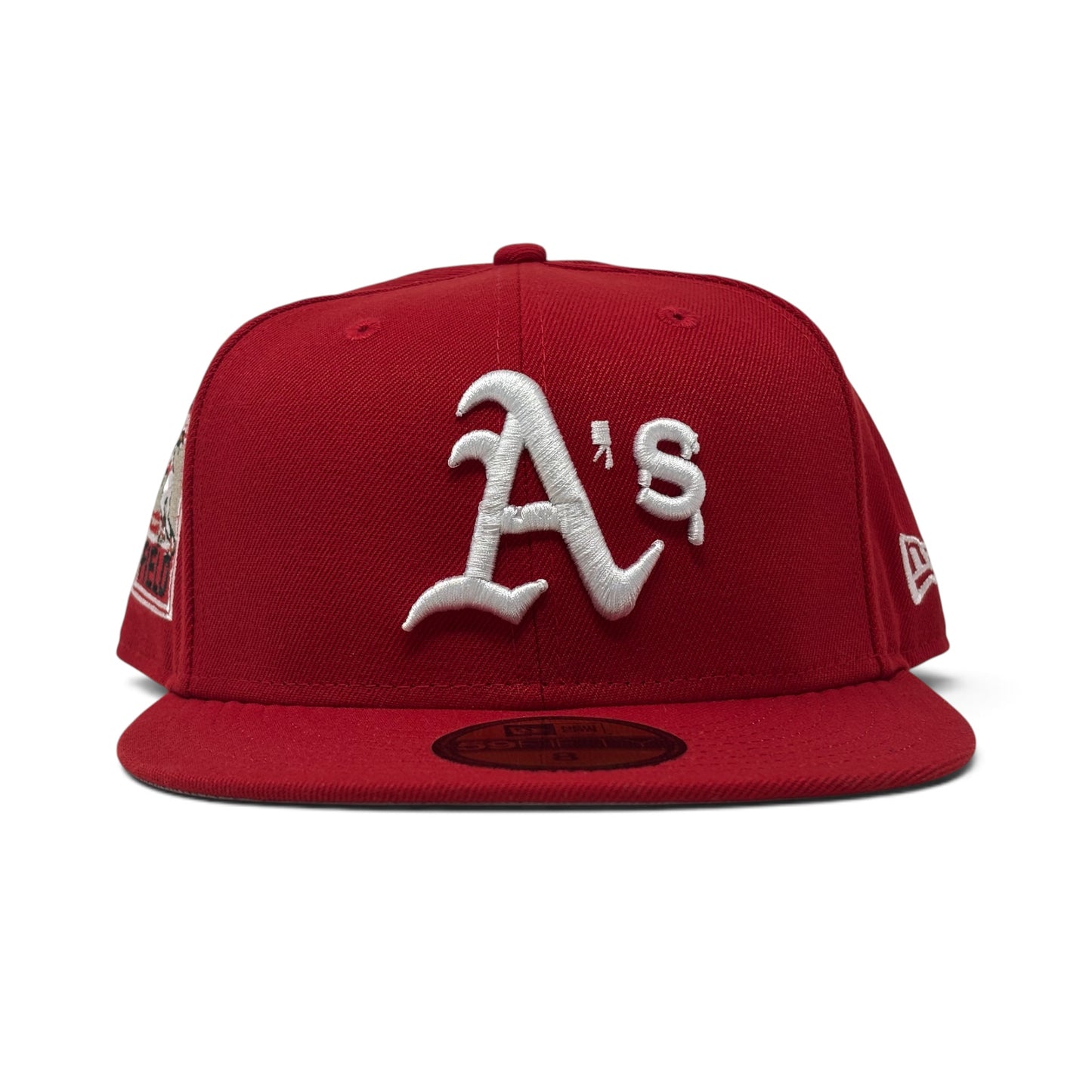 Oakland Athletics Rickey Handerson Field "Drip Pack" Fitted Hat-Red