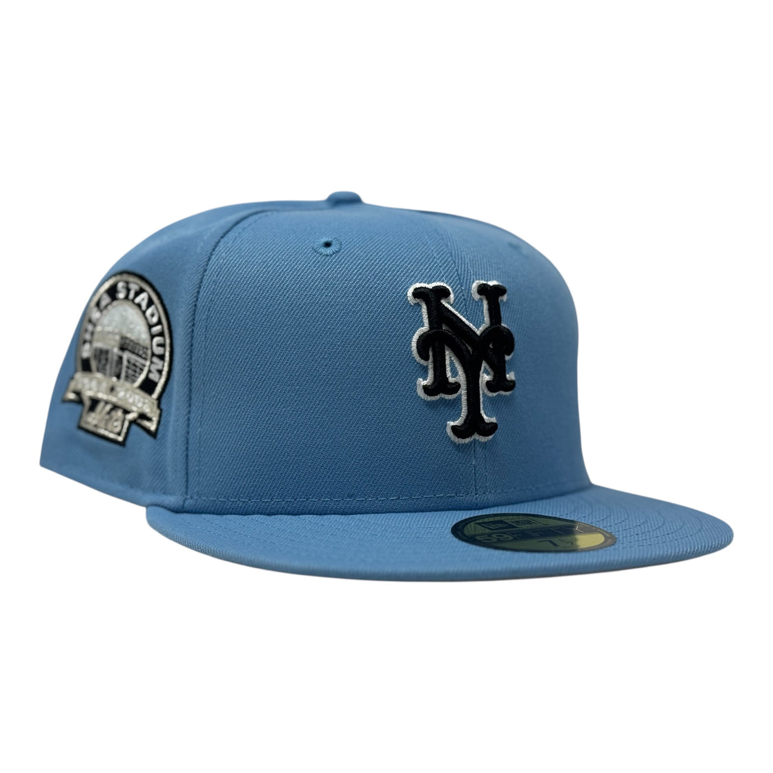 New York Mets Shea Stadium Fitted Hat-Sky Blue