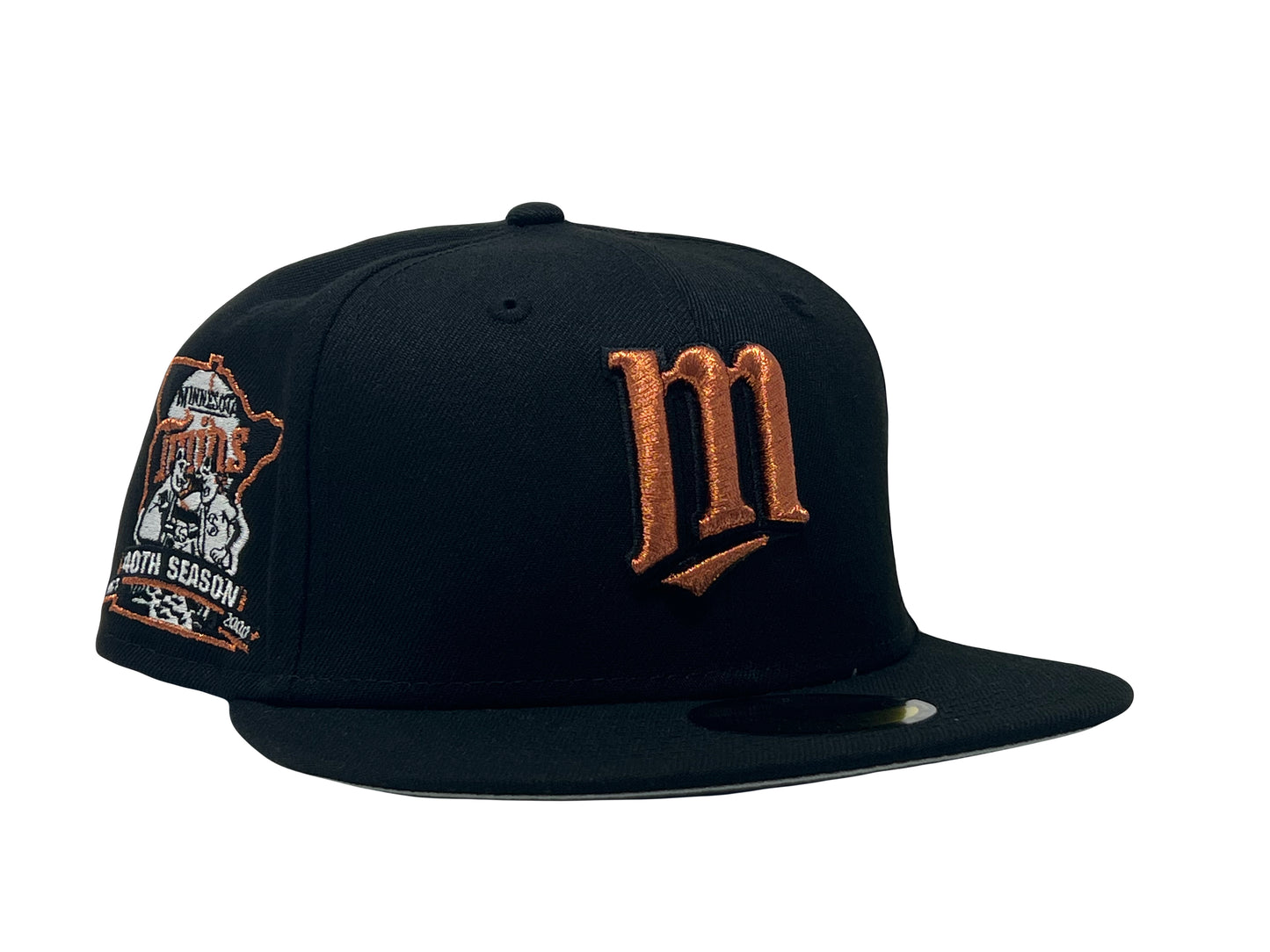 Black Minnesota Twins 40th Anniversary New Era Fitted Hat