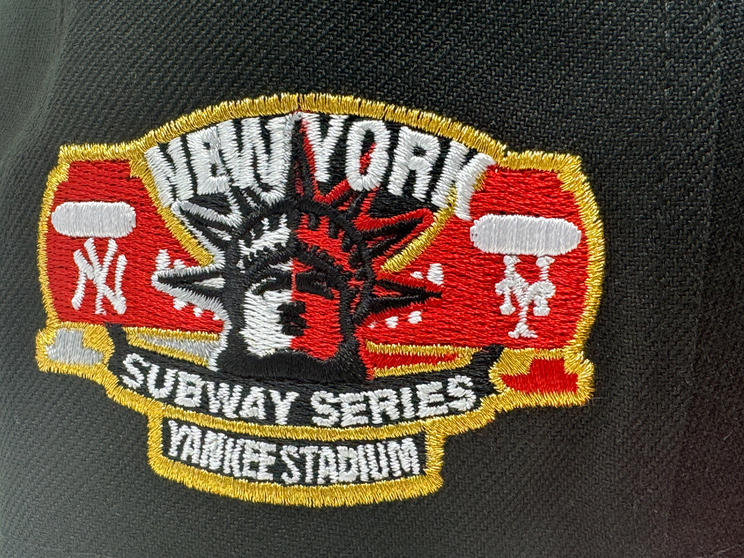 New York Yankees VS Mets Subway Series Black Red 59Fifty New Era Fitted hat