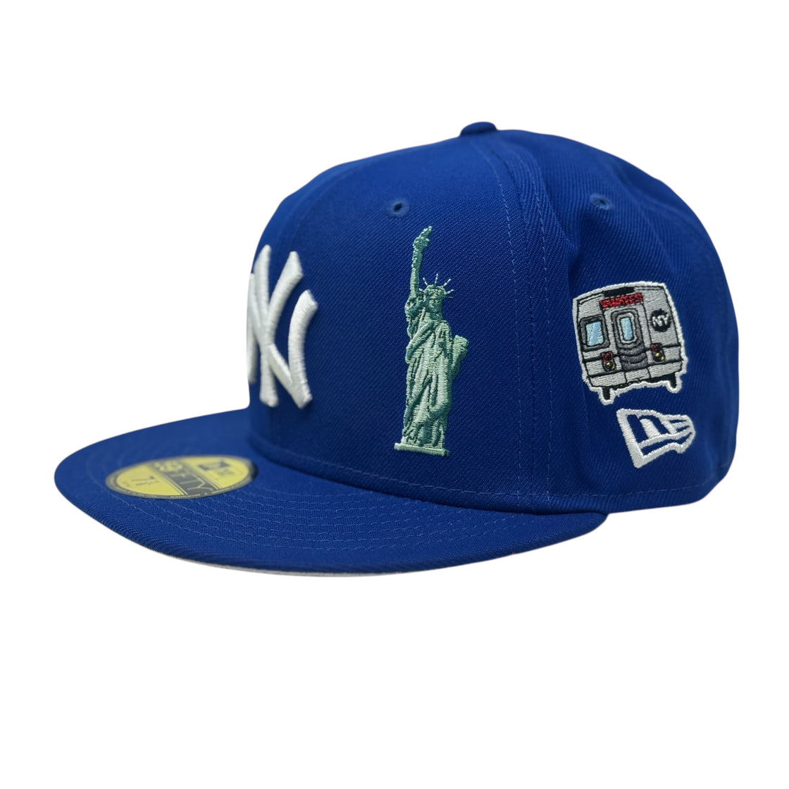 New York Yankees City Transit New Era Fitted Hats-Royal