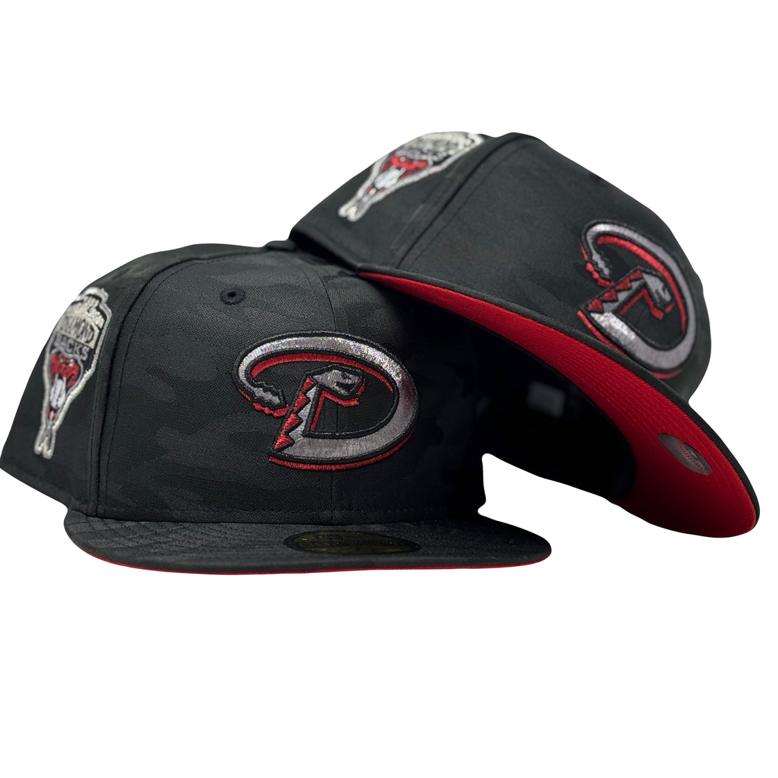 Arizona Diamondbacks 1998 Inaugural Season Black Camo Fitted Hat