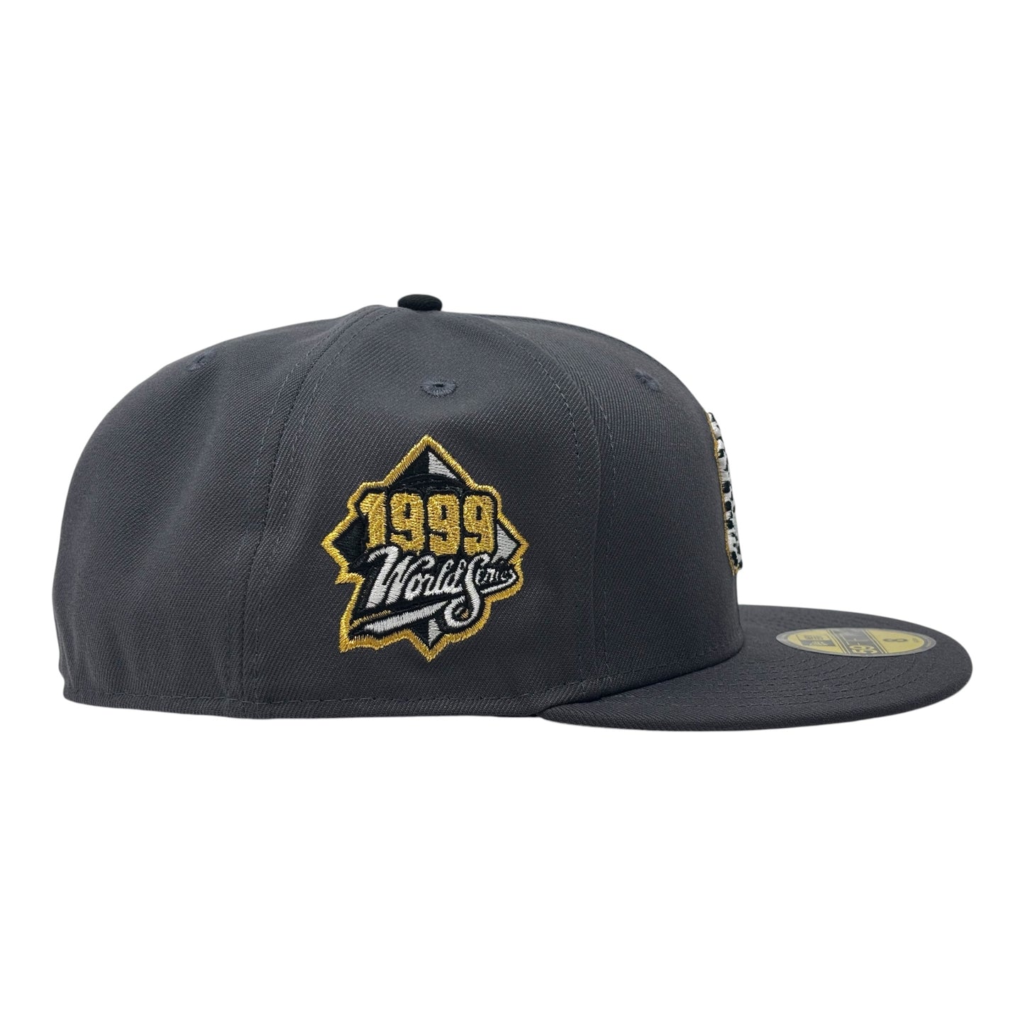 New York Yankees 1999 World Series "Cow Print" Fitted Hat -Dark Gray