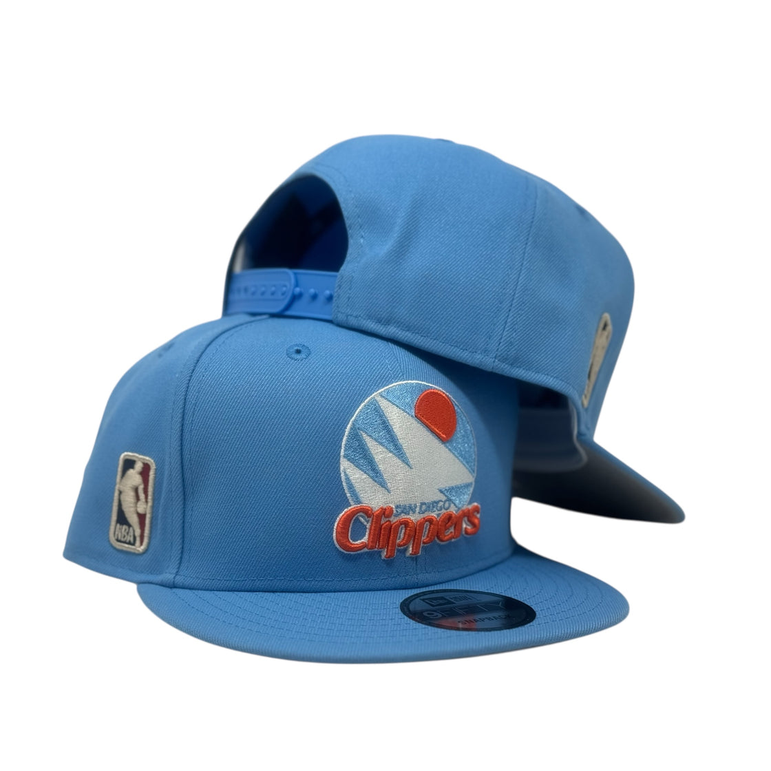 San Diego Clippers Hardwood Classics Team Snapback Hat-Sky Blue