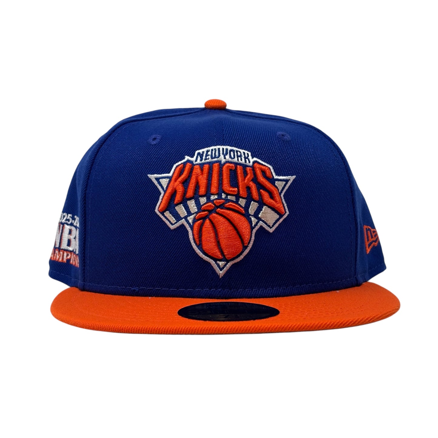 New York Knicks 2026 NBA Champions New Era Fitted-Royal Orange