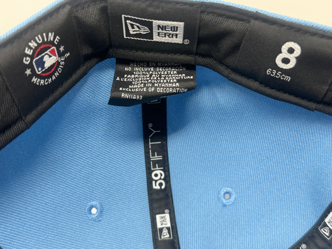 New York Yankees Santa Claus Snowman 59Fifty Fitted Hat-Sky Blue