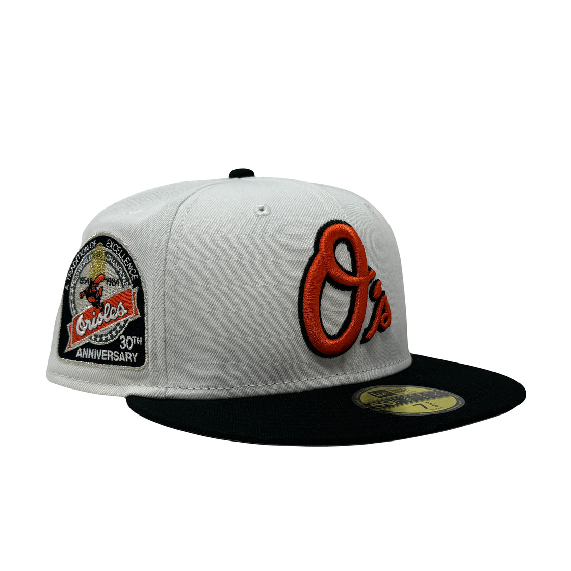 Baltimore Orioles 30th Anniversary White 59Fifty New Era Fitted Hat