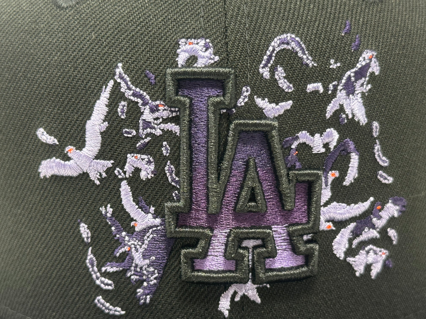 Los Angeles Dodgers "Halloween Pack" Snapback Hats-Black Purple