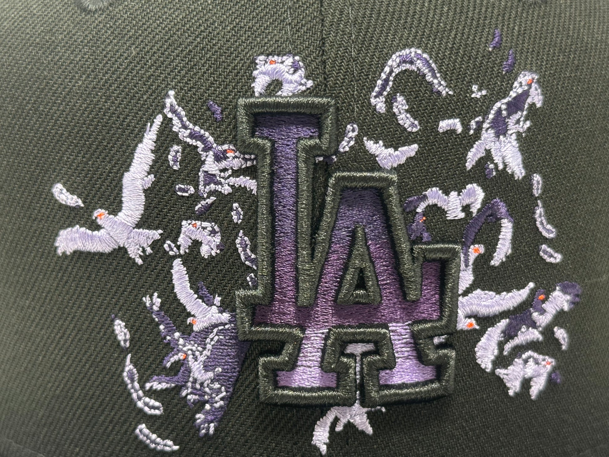 Los Angeles Dodgers "Halloween Pack" Snapback Hats-Black Purple