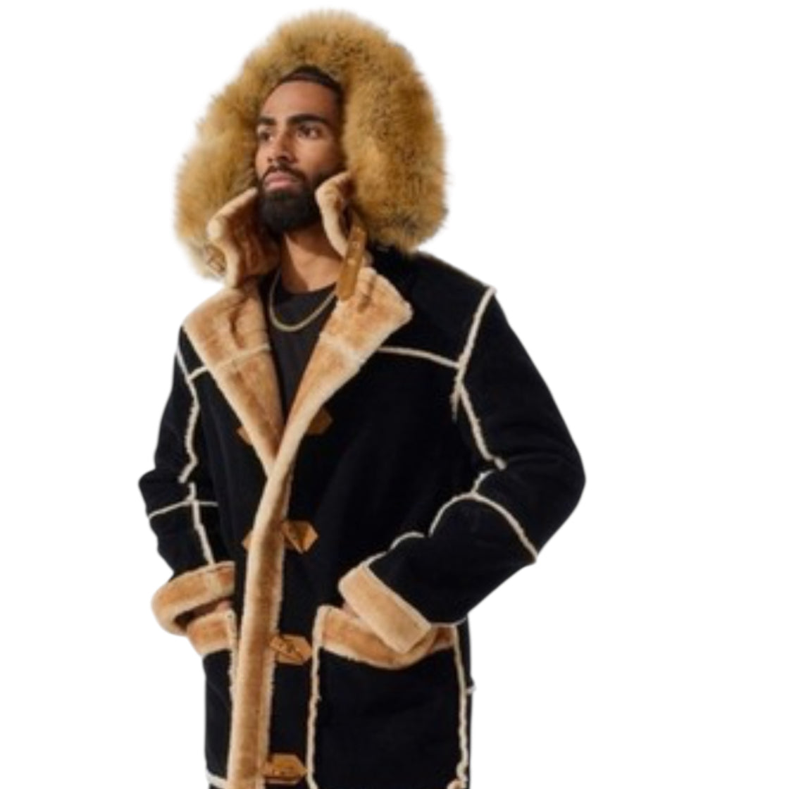 Jordan Craig Denali Shearling Jacket ( Black Coffee)