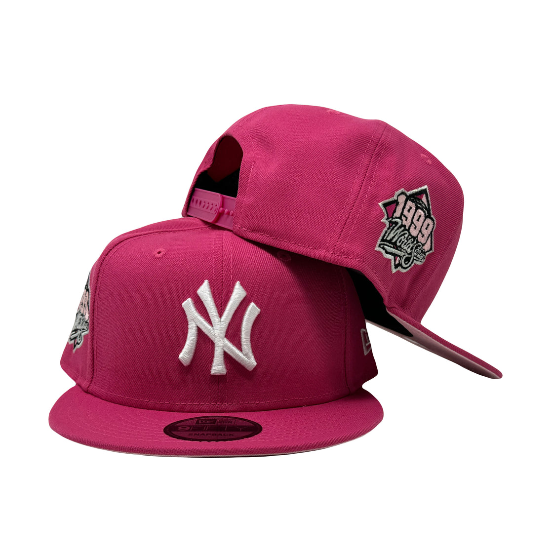 New York Yankees 1999 World Series Hot Pink New Era Snapback Hat