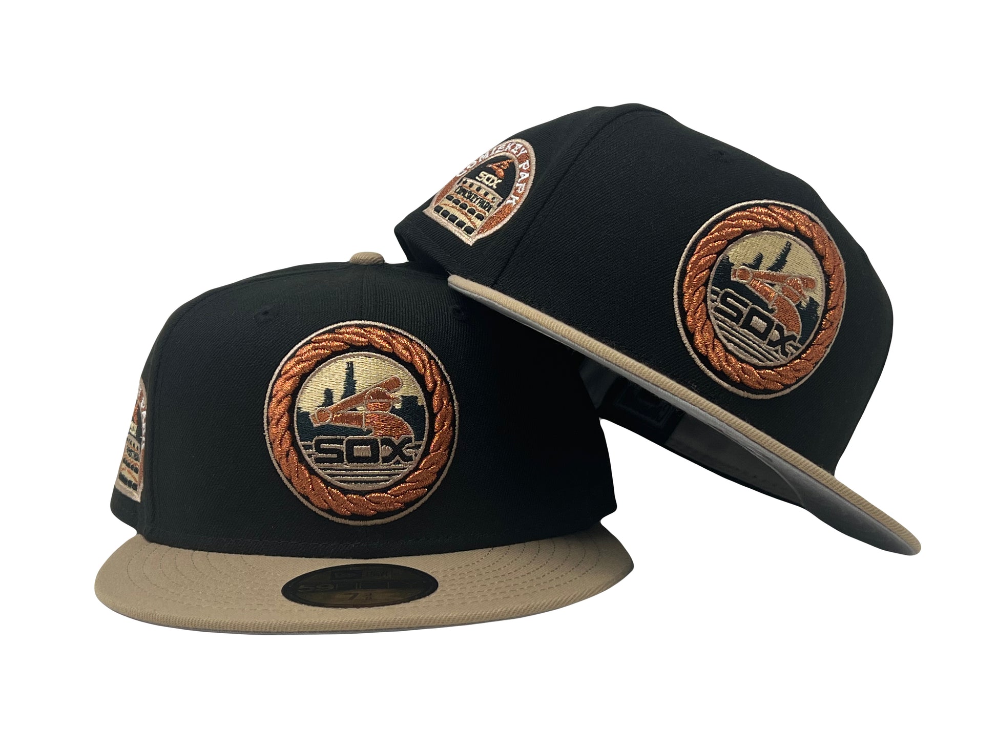 Black Chicago White Sox Comiskey Park 5950 New Era Fitted Hat