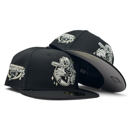 Houston Sugar Land Space Cowboys Triple A National Champions Fitted-Black