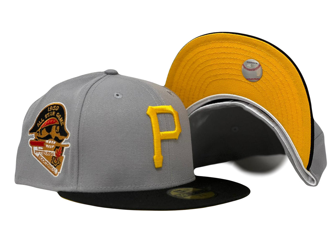 Gray Pittsburgh Pirates 1959 All Star Game 5950 New Era Fitted Hat