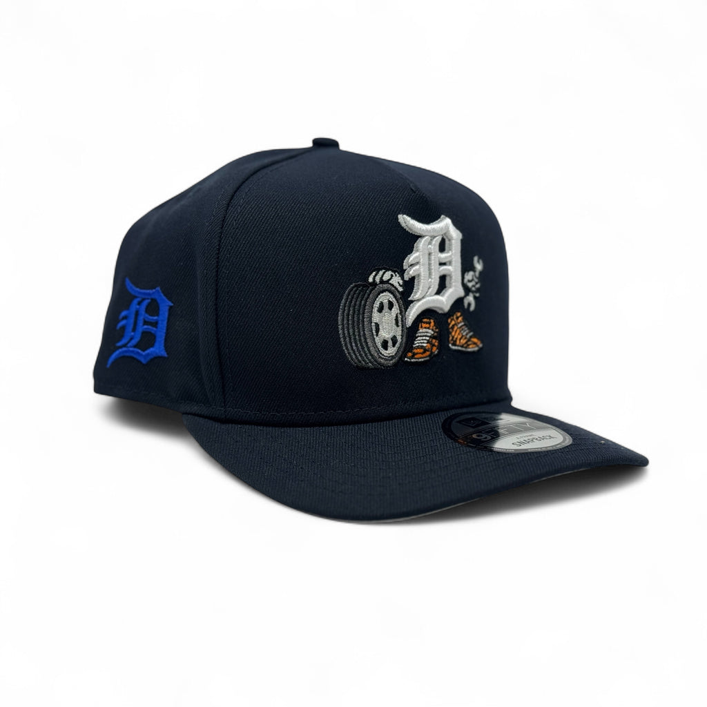 Detroit Tigers 9Fifty A Frame Snapback Hats-Navy