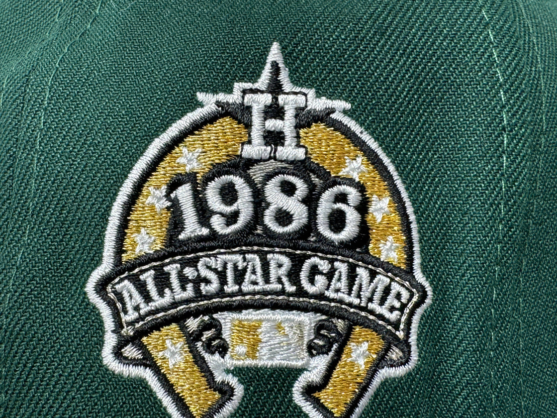 Houston Astros 1986 All Star Game Dark Green 59Fifty New Era Fitted Hat