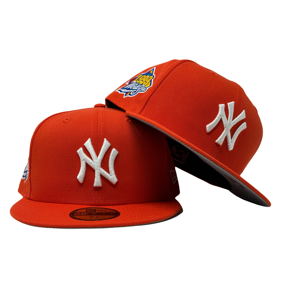 New York Yankees 1999 World Series Orange 5950 New Era Fitted Hat