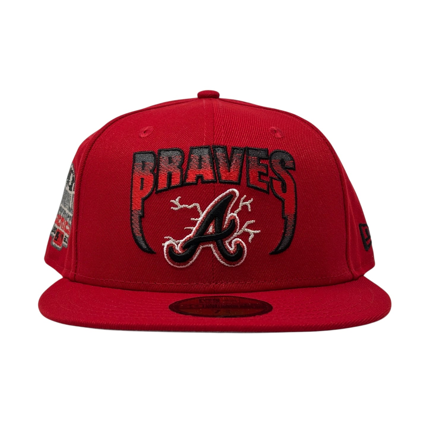 Atlanta Braves 2021 World Series "Metallica Pack" Logo Fitted -Red