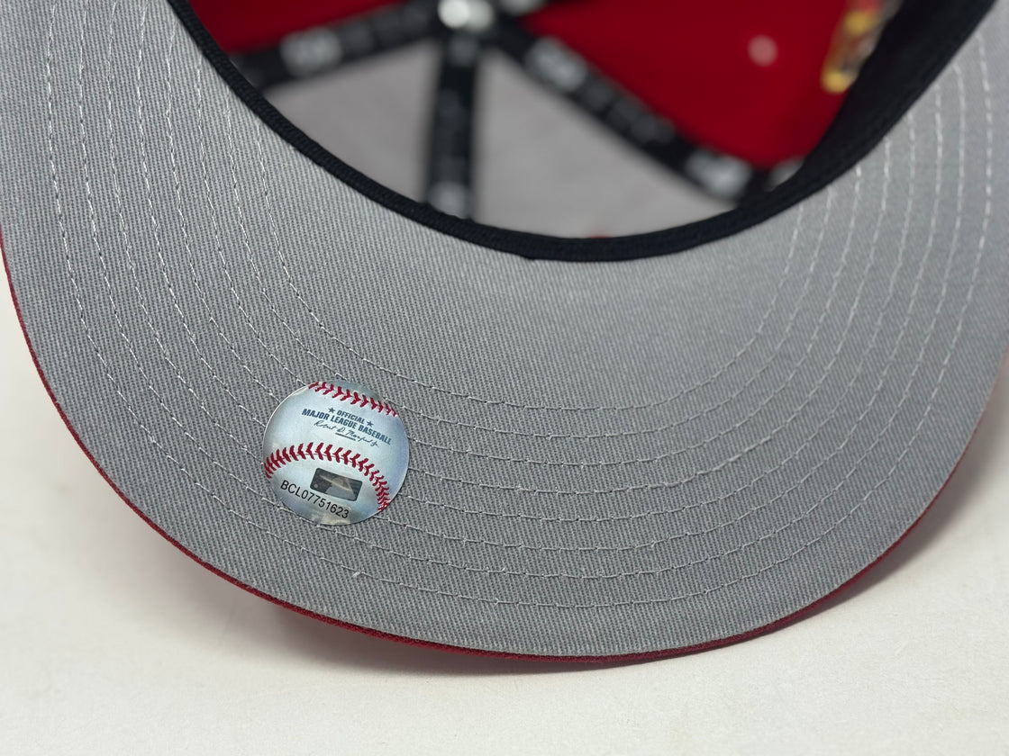 New York Yankees 1962 World Series Fitted Hat-Red