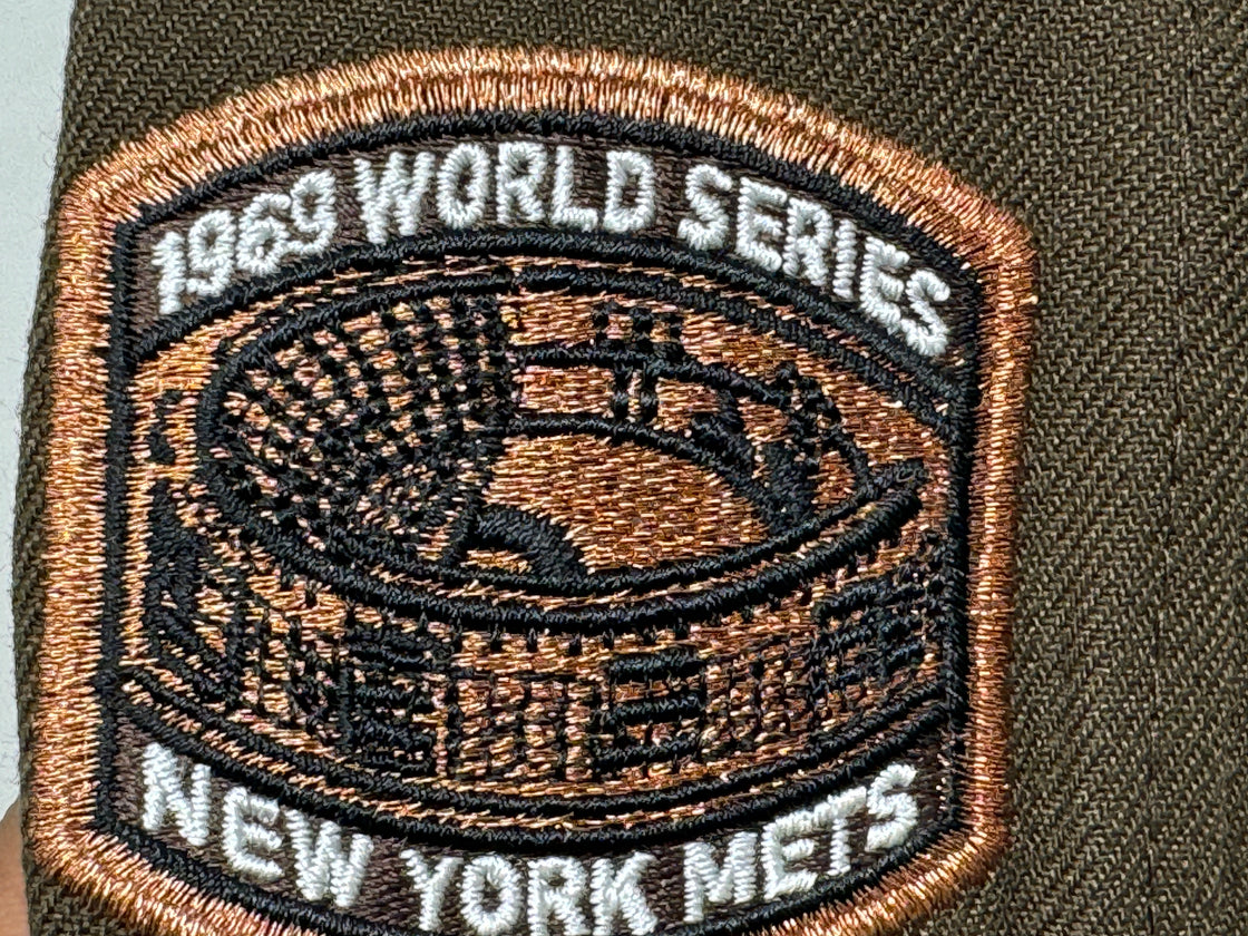 New York Mets 1969 World Series Brown 59Fifty New Era Fitted Hat