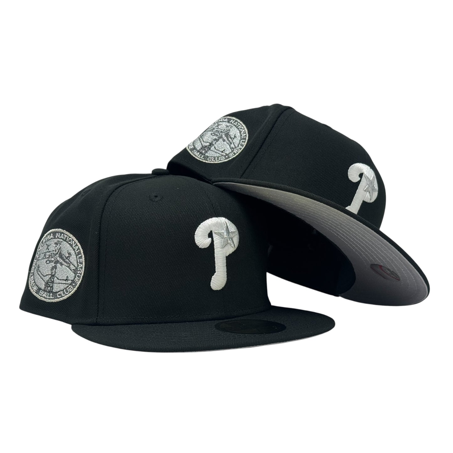 Philadelphia Phillies National League 59Fifty Fitted Hats-Black