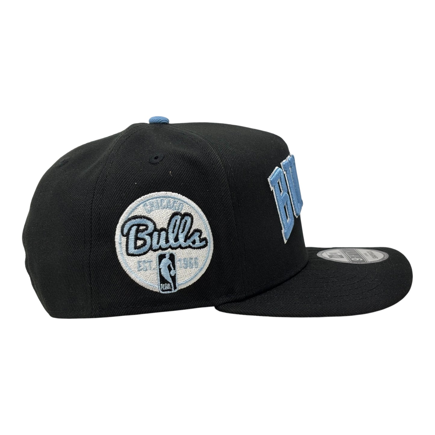 Chicago Bulls 9Fifty A-Frame Snapback Hats-Black Sky