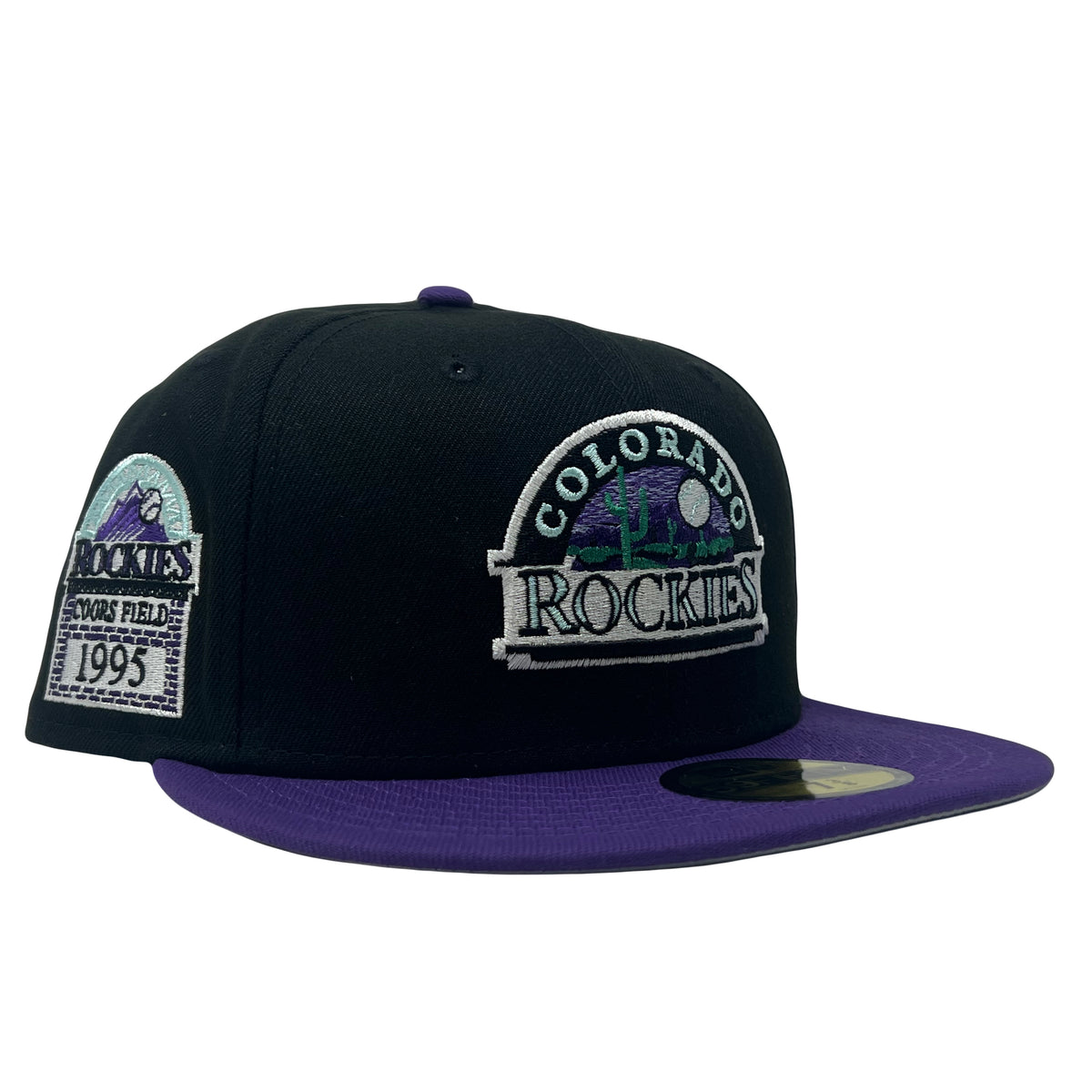 Casquette New Era 59FIFTY Colorado Rockies, Noir, Taille 7 1/8