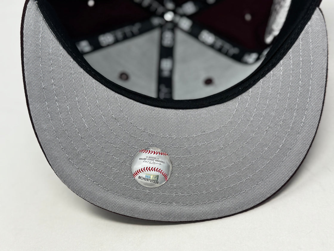 New York Yankees Subway Series Maroon New Era Fitted Hats