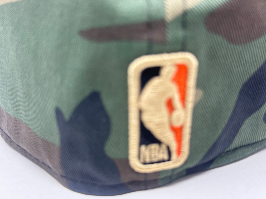 New York Knicks 1946 Established Fitted Hats-Camouflage Orange