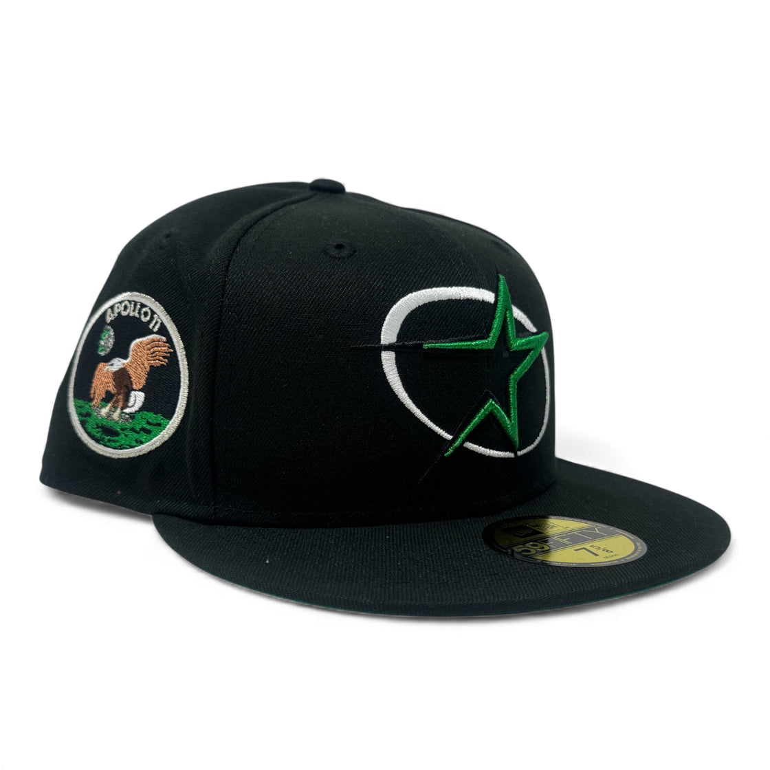 Houston Astros Apollo 11 59Fifty Fitted Hat-Black Green