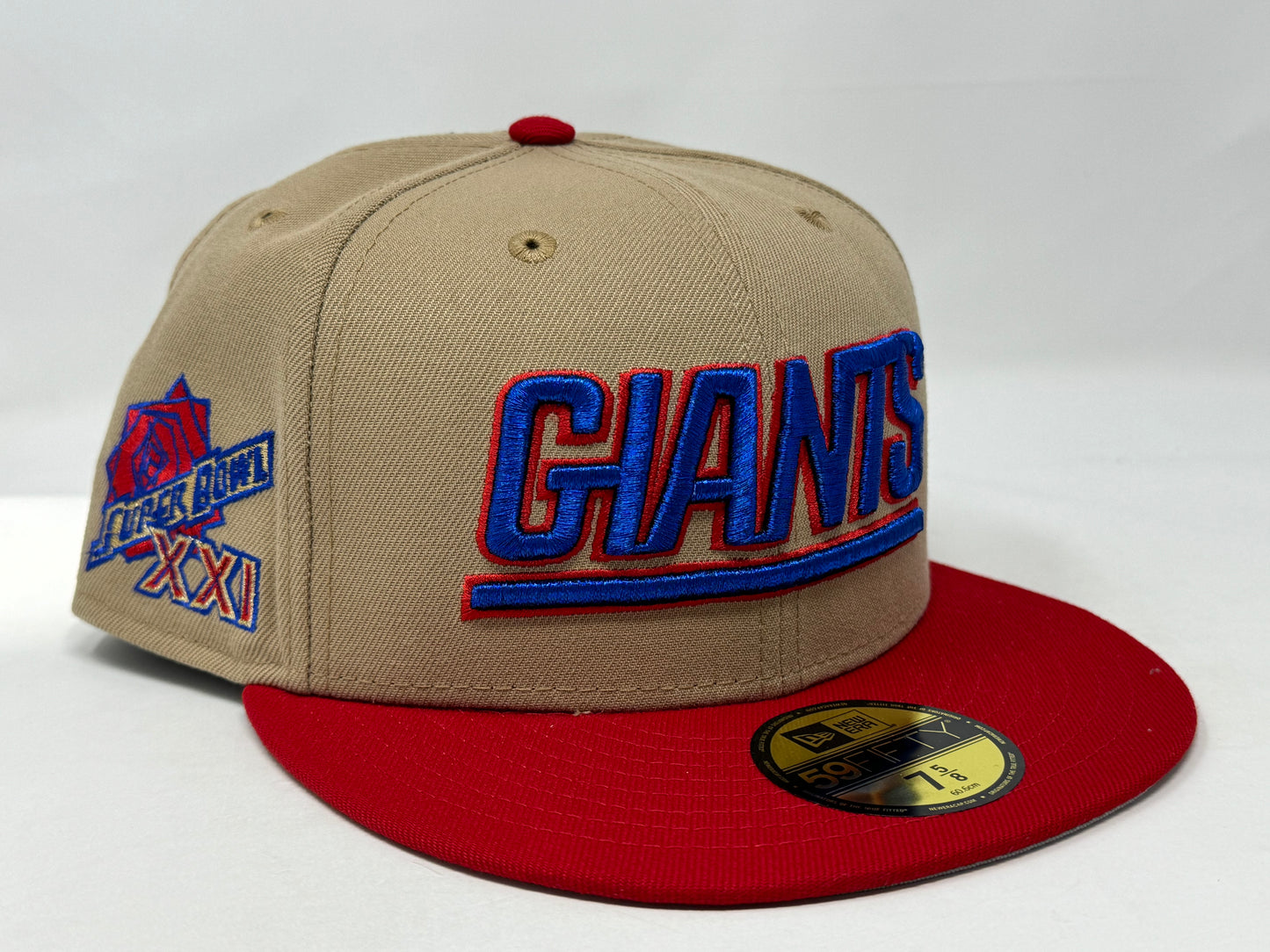 New York Giants 21st Super Bowl Champions New Era Fitted Hat