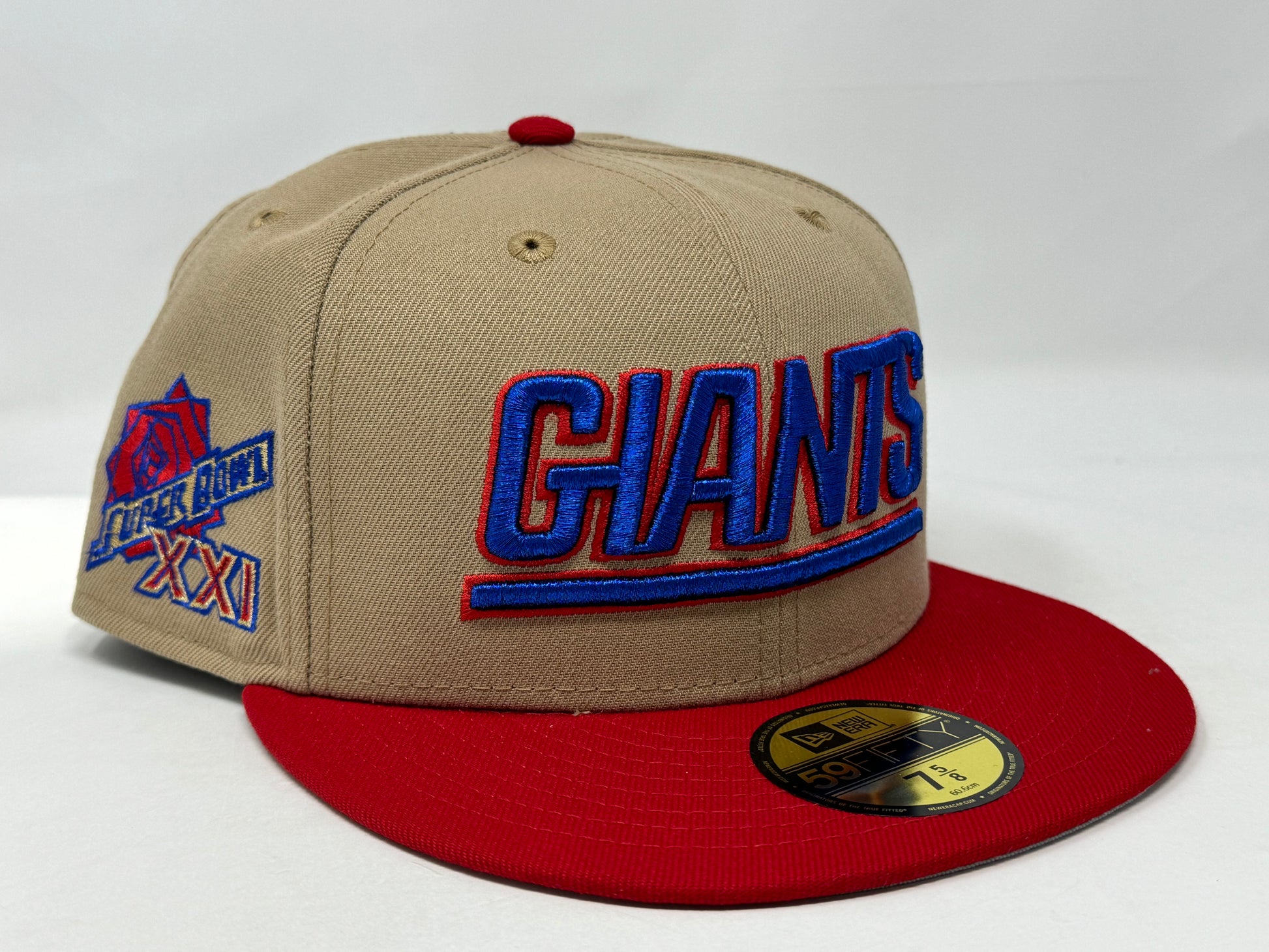New York Giants 21st Super Bowl Champions New Era Fitted Hat