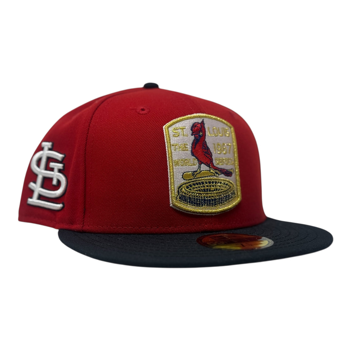 St. Louis Cardinals 1967 World Series Champions Fitted Hat-Red Navy