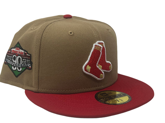 BOSTON RED SOX 90TH ANNIVERSAY 59FIFTY NEW ERA FITTED HAT