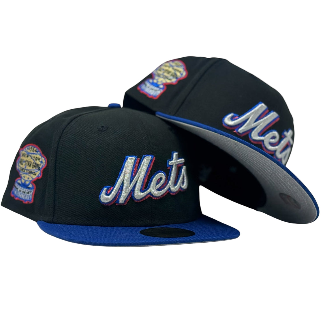 New York Mets 1964 All Star Game New Era Fitted Hat-Black Royal Blue