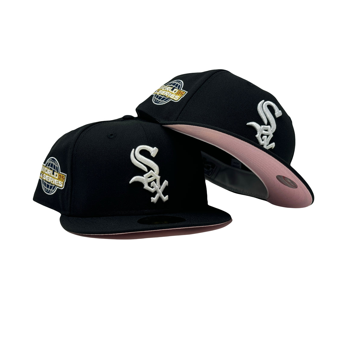 Chicago White Sox 2005 World Series Pink Brim 59Fifty New Era Fitted Hat