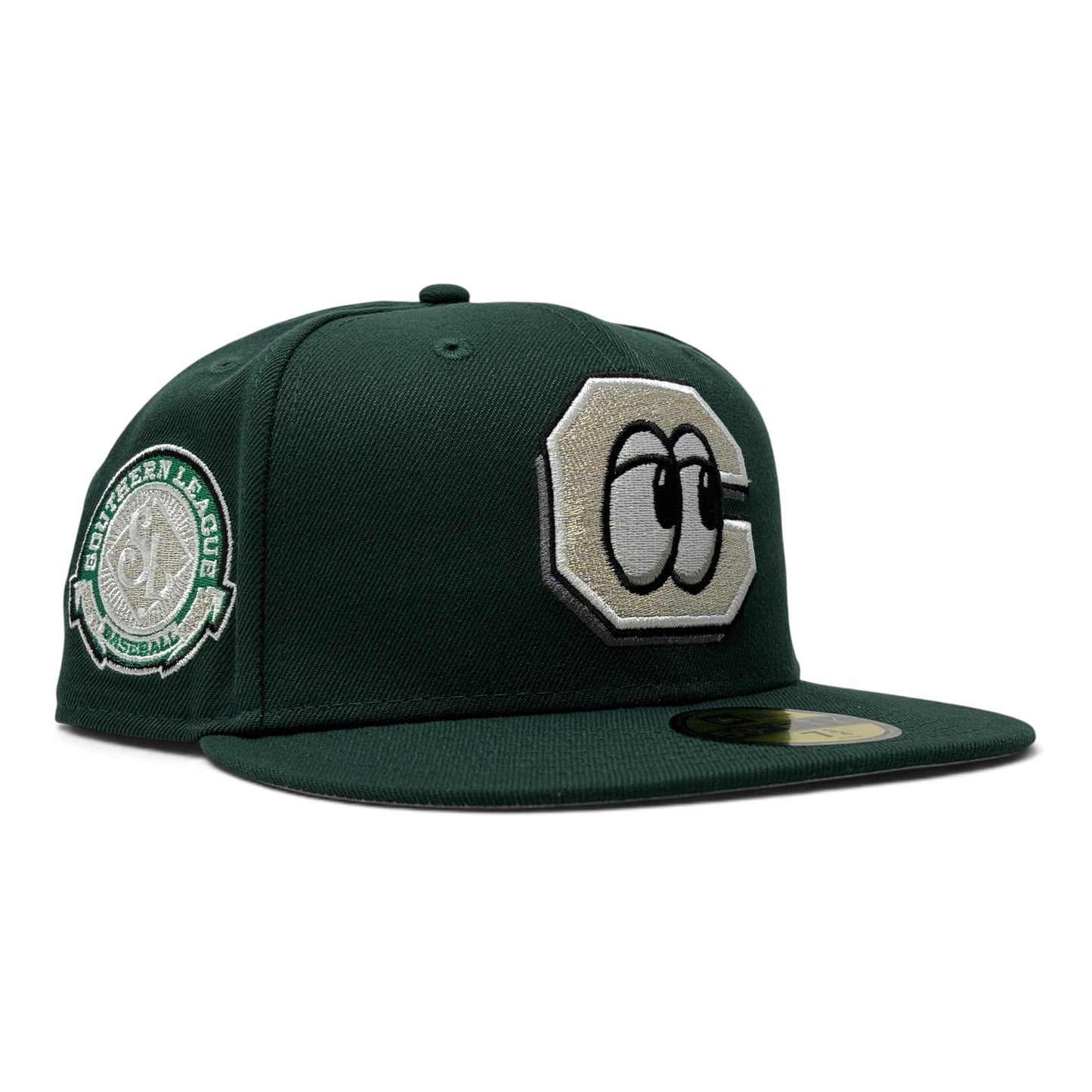 Chattanooga Lookouts MILB Southern League Dark Green Fitted Hat by New Era