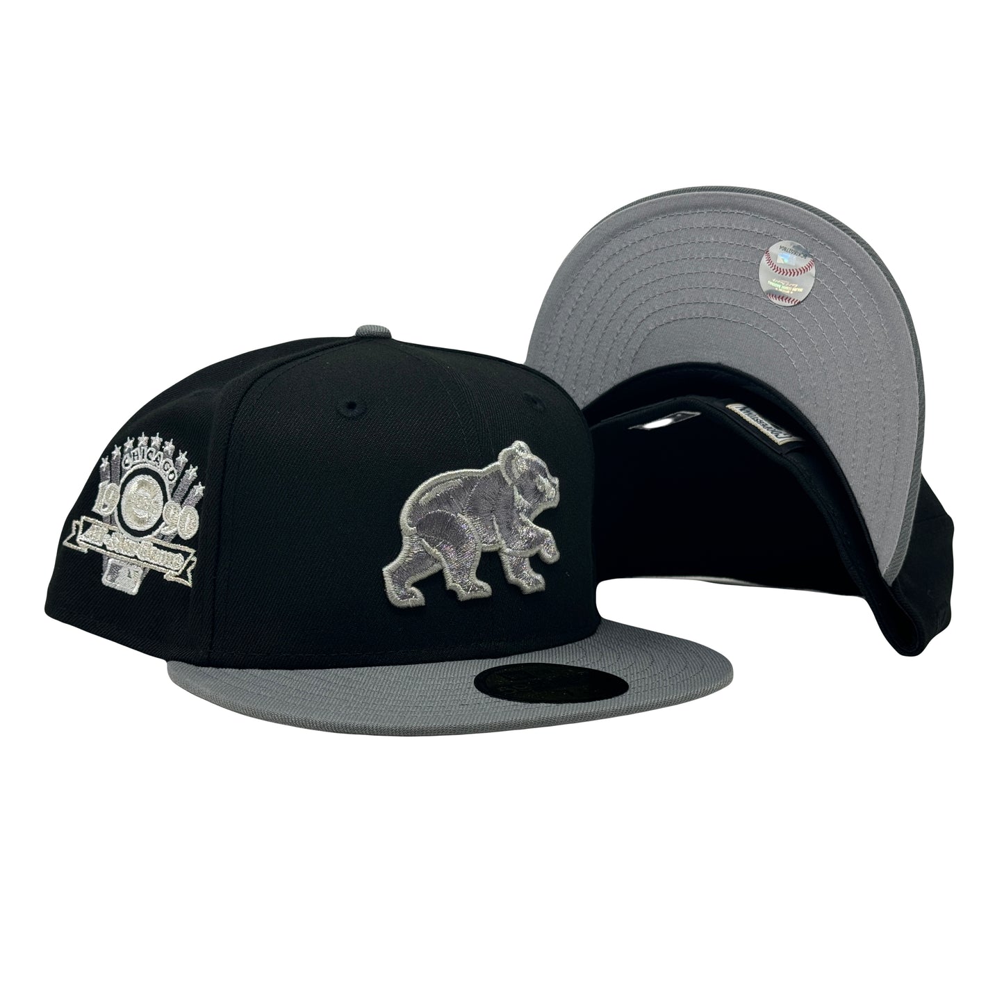 Chicago Cubs 1990 All Star Game Black 59Fifty New Era Fitted Hat