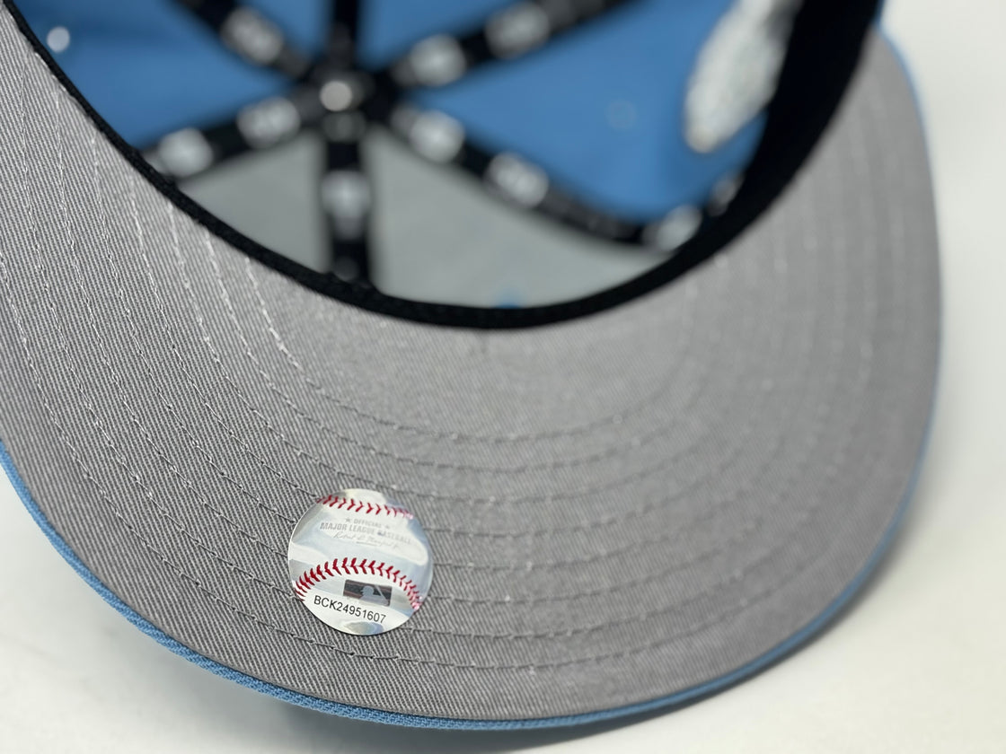 New York Mets Shea Stadium Fitted Hat-Sky Blue