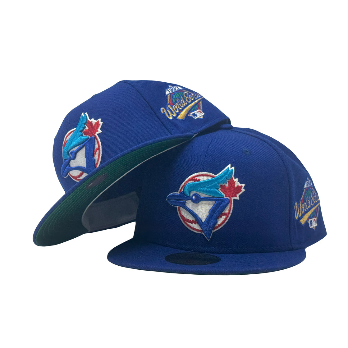 Toronto Blue Jays 1993 World Series Green Brim New Era Fitted Hat