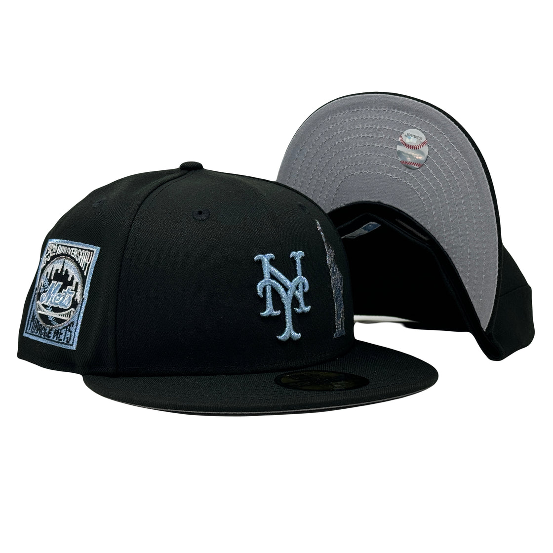 New York Mets 25th Anniversary Statue of Liberty Black 59Fifty New Era Fitted Hat