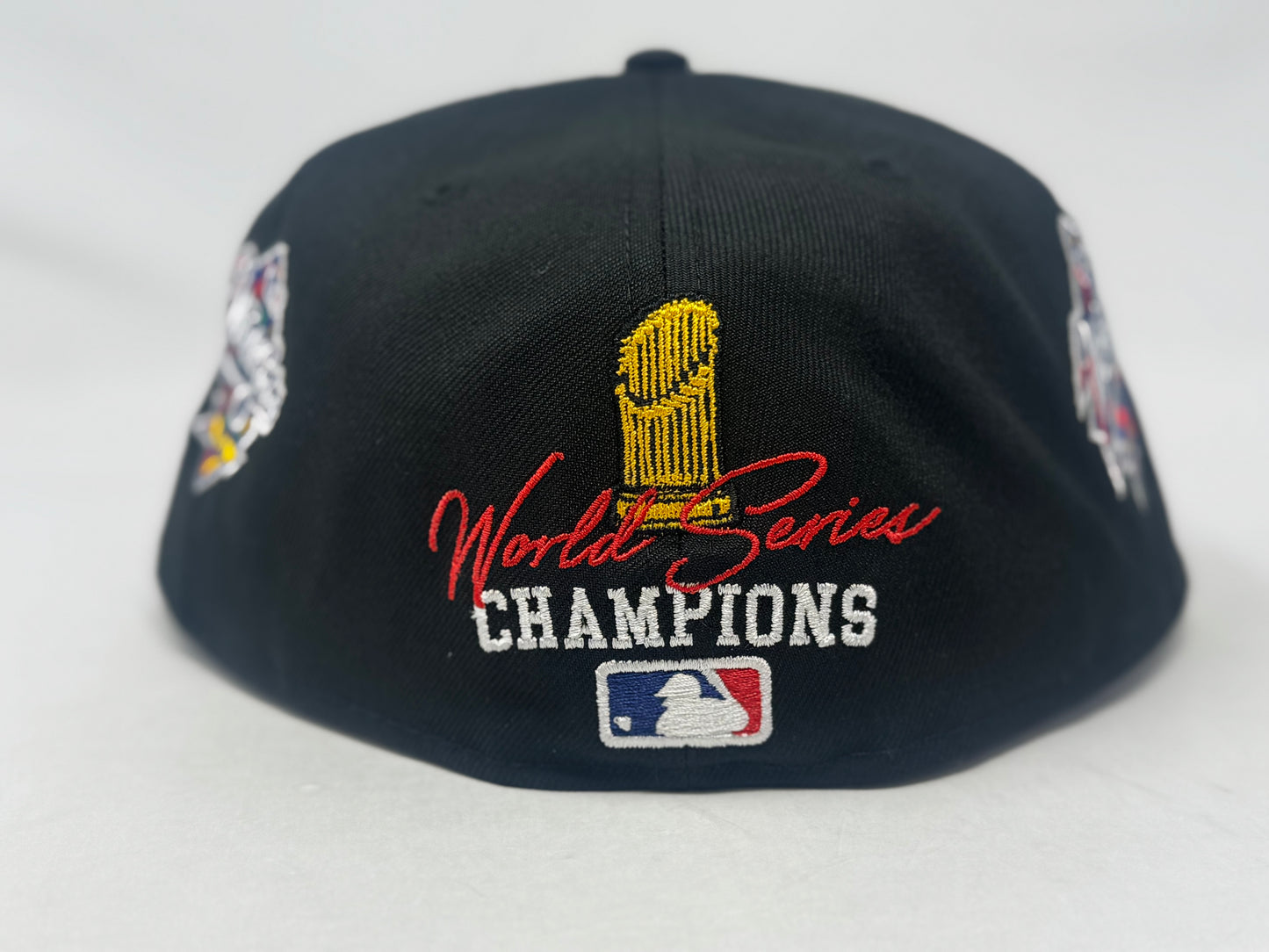 New York Yankees 27X Champions Multi Logo Fitted Hats-Black