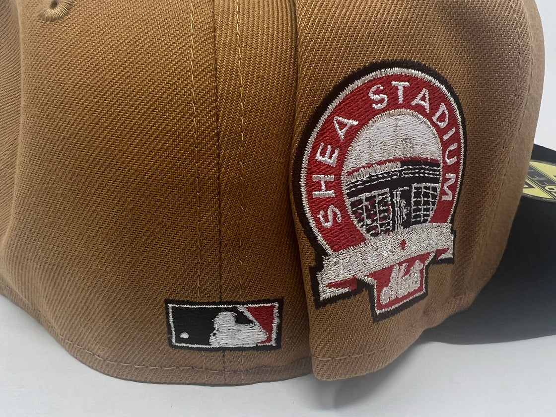New York Mets Shea Stadium Red Brim 5950 New Era Fitted Hat