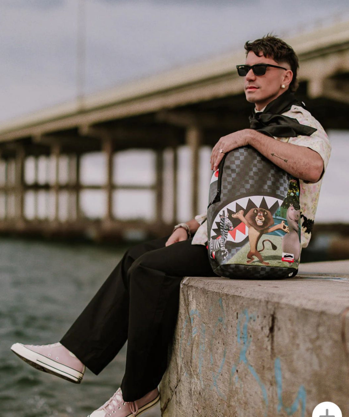 Madagascar Escape to the City Sprayground Backpack