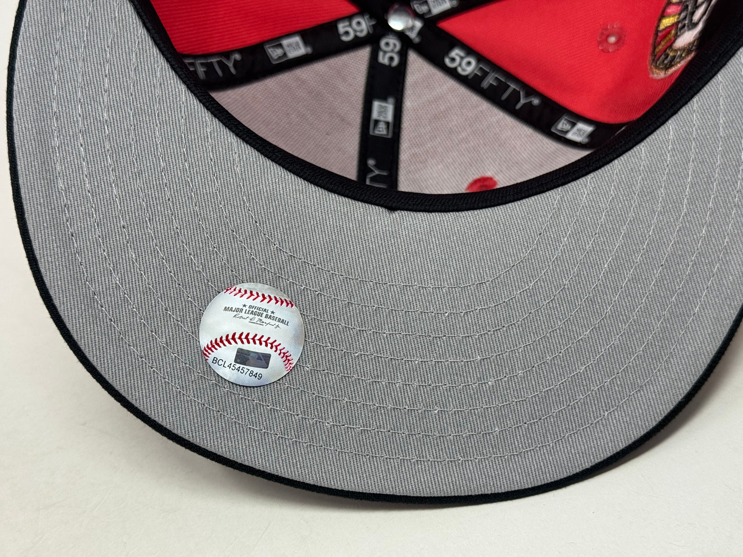 New York Yankees 1962 World Series Paisley Fitted Hat- Coral