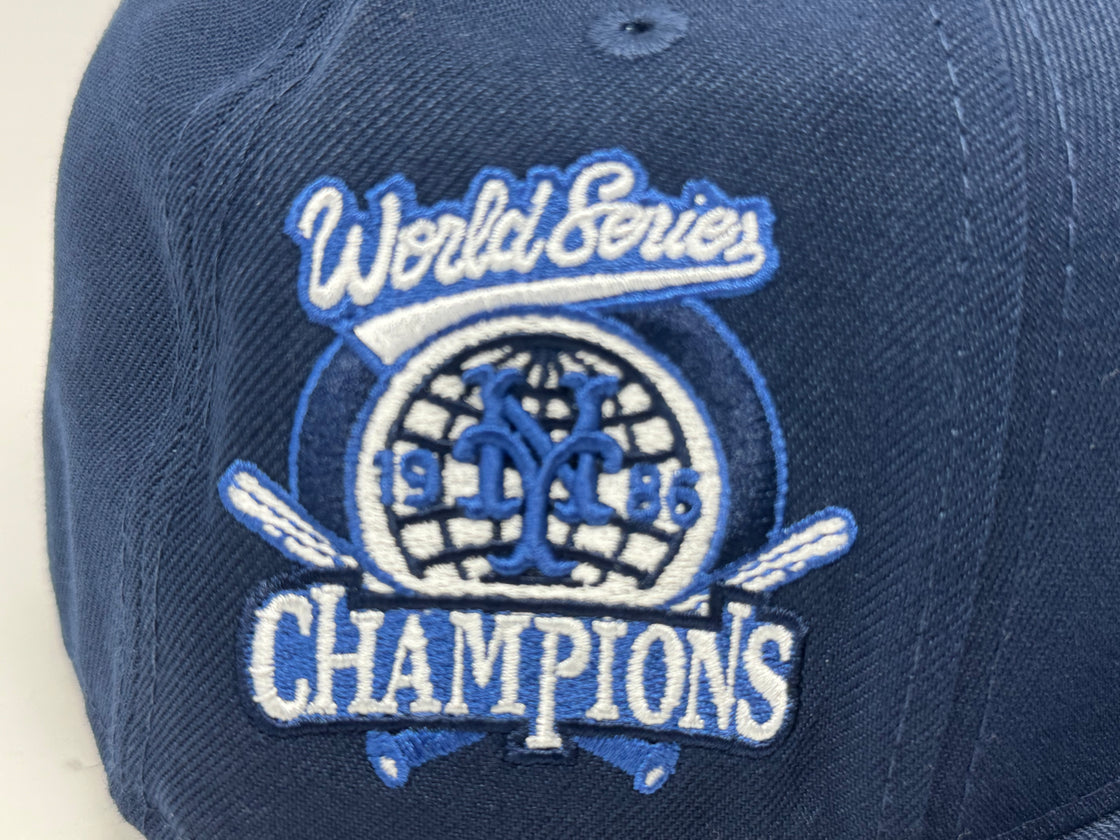 New York Mets Upside Down Logo to Match Jordan French Blue 12