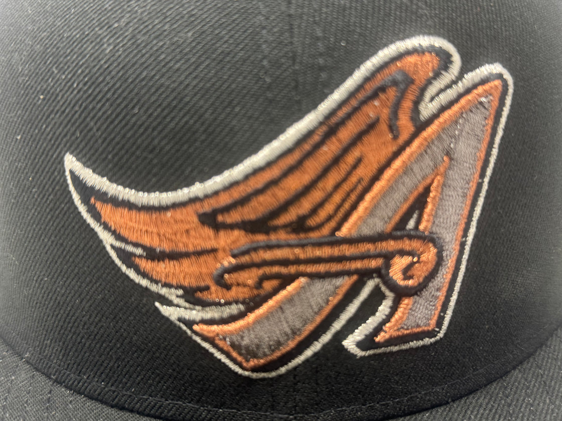 Los Angeles Angels 50th Anniversary 59Fifty Fitted Hats-Black Copper