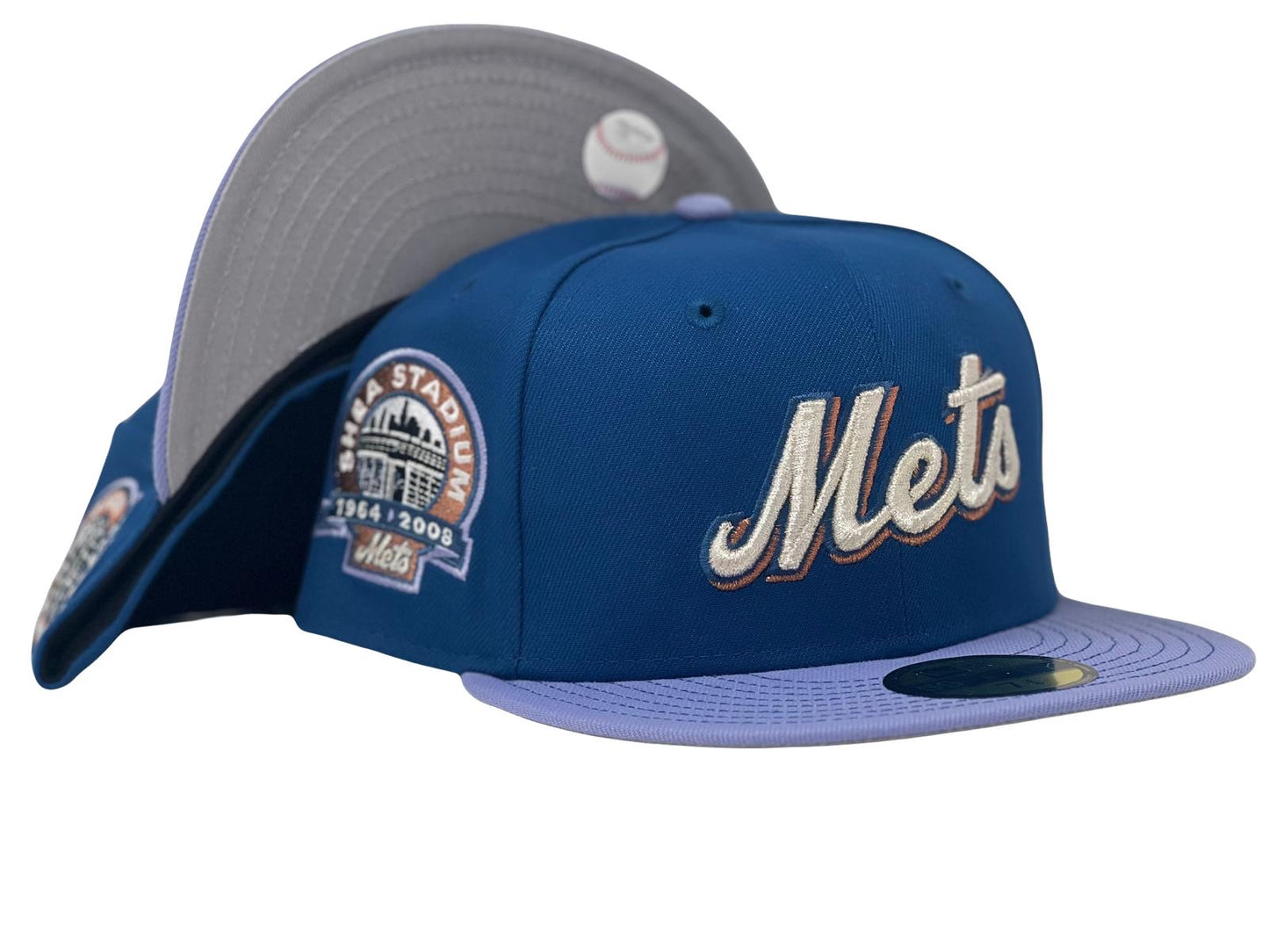 New York Mets Shea Stadium "Stitch Visor" Pack New Era Fitted Hat