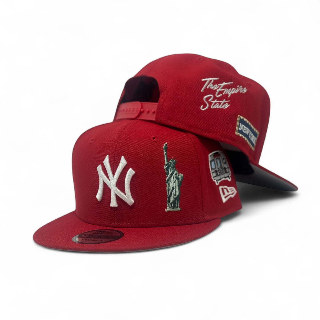 New York Yankees City Transit Red New Era Snapback Hats