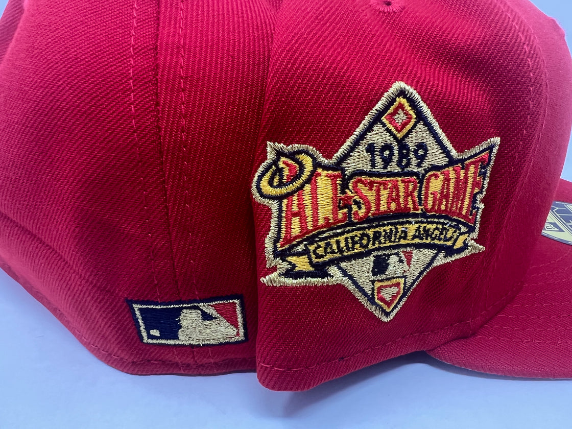 Red California Angels 1989 All Star Game Red New Era Fitted Hat